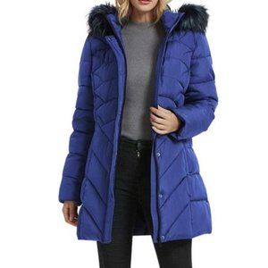 Women's Winter Warm Thicken Long Outwear Pockets Coat Parka Jacket XS-XXL‎